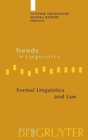 Formal Linguistics and Law - Book