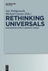 Rethinking Universals : How Rarities Affect Linguistic Theory - eBook