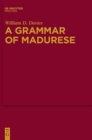A Grammar of Madurese - Book