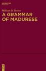 A Grammar of Madurese - eBook