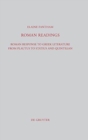 Roman Readings : Roman response to Greek literature from Plautus to Statius and Quintilian - Book