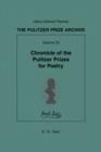 Chronicle of the Pulitzer Prizes for Poetry : Discussions, Decisions and Documents - eBook