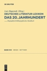 Deutsches Literatur-Lexikon. Das 20. Jahrhundert, Band 17, Henze - Hettwer - Book