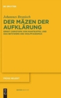 Der Mazen der Aufklarung : Ernst Christoph von Manteuffel und das Netzwerk des Wolffianismus - Book