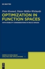 Optimization in Function Spaces : With Stability Considerations in Orlicz Spaces - Book