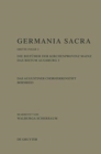 Germania Sacra, Band 3, Die Bistumer der Kirchenprovinz Mainz. Das Bistum Augsburg 3. Das Augustinerchorherrenstift Bernried - Book