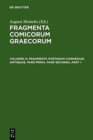Fragmenta poetarum comoediae antiquae - Book