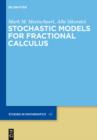 Stochastic Models for Fractional Calculus - eBook