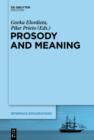 Prosody and Meaning - eBook