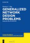 Generalized Network Design Problems : Modeling and Optimization - eBook