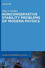 Nonconservative Stability Problems of Modern Physics - Book