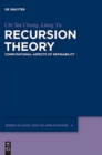 Recursion Theory : Computational Aspects of Definability - Book