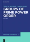 Groups of Prime Power Order. Volume 4 - Book