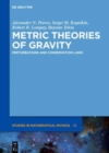 Metric Theories of Gravity : Perturbations and Conservation Laws - Book