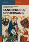 Sangspruch / Spruchsang - Book