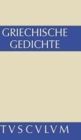 Griechische Gedichte : Mit ?bertragungen Deutscher Dichter - Book