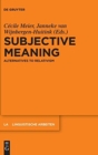 Subjective Meaning : Alternatives to Relativism - Book