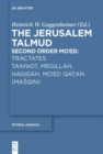 Tractates Ta'aniot, Megillah, Hagigah and Mo'ed Qatan (Masqin) - Book