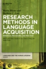 Research Methods in Language Acquisition : Principles, Procedures, and Practices - Book