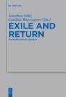 Exile and Return : The Babylonian Context - eBook
