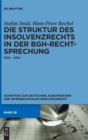 Die Struktur des Insolvenzrechts in der BGH-Rechtsprechung : 2012 – 2014 - Book