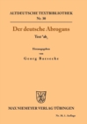 Der Deutsche Abrogans : Text *Ab1 - Book