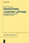 Demostene, "Contro Leptine" : Introduzione, Traduzione e Commento Storico - Book