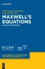 Maxwell’s Equations : Analysis and Numerics - Book