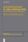 Die Apokalypse : Teststellenkollation Und Auswertungen - Book
