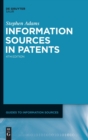 Information Sources in Patents - Book