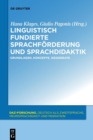 Linguistisch fundierte Sprachforderung und Sprachdidaktik - Book