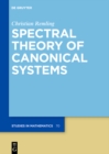 Spectral Theory of Canonical Systems - eBook