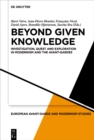 Beyond Given Knowledge : Investigation, Quest and Exploration in Modernism and the Avant-Gardes - eBook