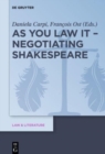 As You Law It - Negotiating Shakespeare - Book