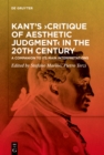 Kant's ›Critique of Aesthetic Judgment‹ in the 20th Century : A Companion to Its Main Interpretations - eBook