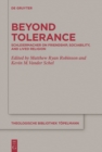 Beyond Tolerance : Schleiermacher on Friendship, Sociability, and Lived Religion - eBook