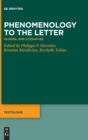 Phenomenology to the Letter : Husserl and Literature - Book