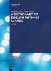 A Dictionary of English Rhyming Slangs - Book
