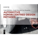 Automotive Human Centred Design Methods - Book