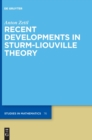 Recent Developments in Sturm-Liouville Theory - Book