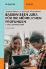 Basiswissen Jura Fur Die Mundlichen Prufungen : 1. Und 2. Staatsexamen - Book