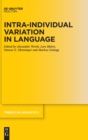 Intra-individual Variation in Language - Book