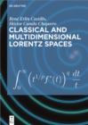 Classical and Multidimensional Lorentz Spaces - eBook