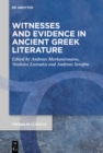 Witnesses and Evidence in Ancient Greek Literature - eBook