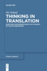 Thinking in Translation : Scripture and Redemption in the Thought of Franz Rosenzweig - Book