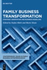 Family Business Transformation : Strategic Orientation and Business Modelling - eBook