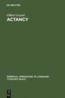 Actancy - eBook
