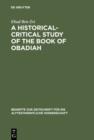 A Historical-Critical Study of the Book of Obadiah - eBook
