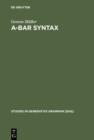 A-bar Syntax : A Study in Movement Types - eBook