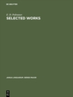Selected Works : Articles on General Linguistics - eBook